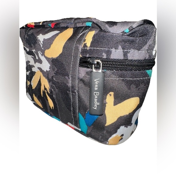 Vera Bradley Splash Floral RETIRED PRINT  Cosmetic Bag Travel Toiletry Bag - Picture 3 of 9
